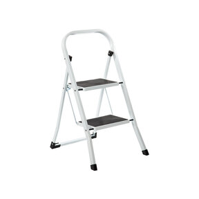 Ladder Opstapje 2 Trappen - Wit