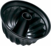 Moule à gâteau Zenker Bundt Ø22 cm avec revêtement antiadhésif - Série Black Metallic - Plat à pâtisserie Gugelhupf - Moule à gâteau