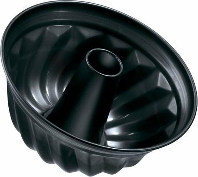 Zenker Bundt Cake Tin Ø22 cm with non-stick coating - Black Metallic Series - Gugelhupf baking pan - Cake mold