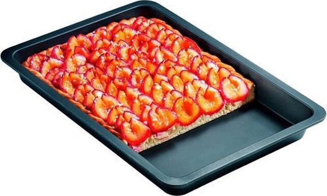 Zenker Baking Tray 6536 Oven Rectangular - Non-Stick Coating - Black Metallic Series