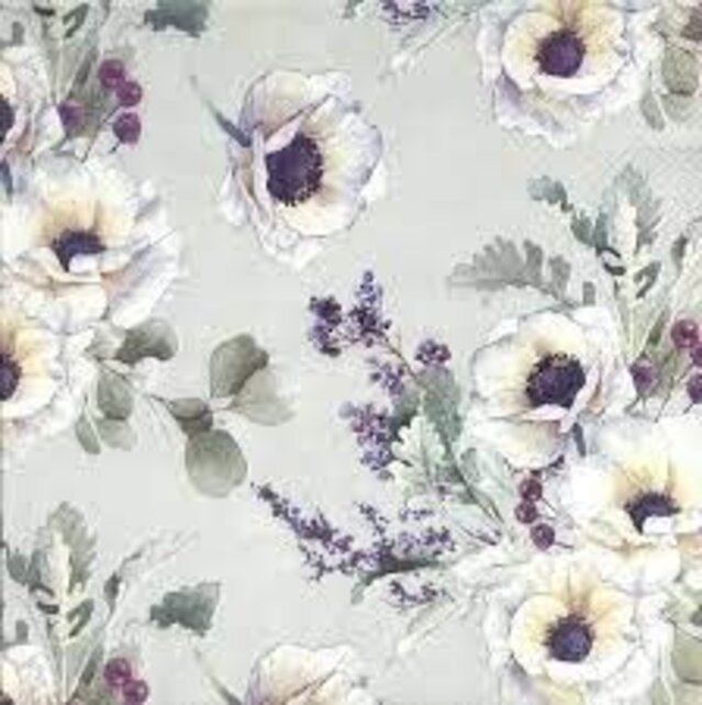 IHR Napkins Eliza Grey