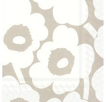 IHR Napkins Unikko Linen Cream