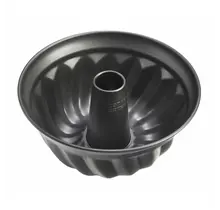 Moule à gâteau Zenker Bundt Ø22 cm avec revêtement antiadhésif - Série Black Metallic - Plat à pâtisserie Gugelhupf - Moule à gâteau