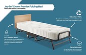 Jay-Be Crown Premier Folding Bed W76 x L197 x H42cm