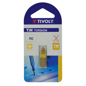 Embout de tournevis Tivoly pour vis Philips PH 1 LG 25 mm