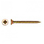 PGB Chipboard Screw Yellow Zinc Plated - 4.5x40