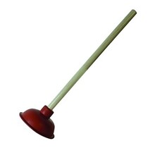 Toilet Rubber Unblocker wooden Handle Ø14.5 x 42.5 cm