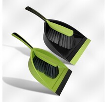 Koala Dustpan Green and Gray Plastic - 2 sets - 45cm