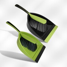 Dustpan Green and Gray Plastic - 2 sets