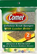Comet Cellulose scrub Sponge 2 Pcs
