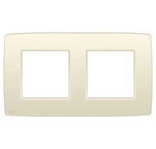 Niko - Tweevoudige horizontale afdekplaat, kleur Original cream (Niko 100-76800)