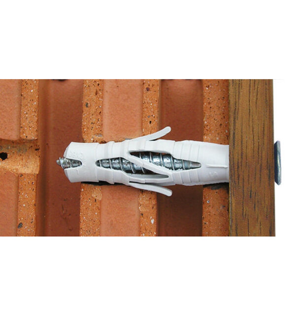 SMART | plug nylon met boord - 8x40  - grijs SC1 SMART