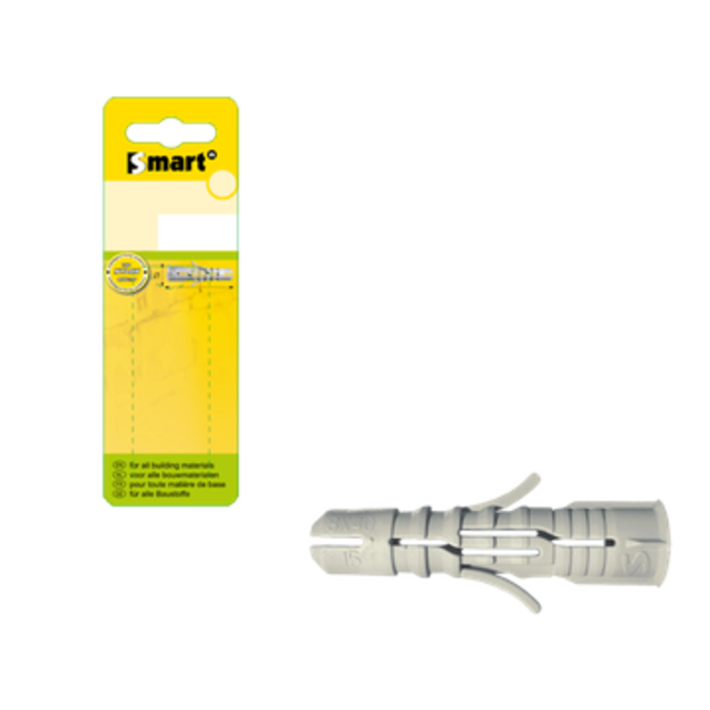 Fiche Nylon Intelligente Avec Carte ø10x50 Gris