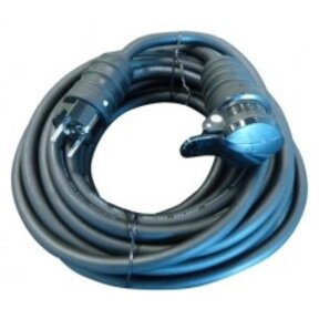 Extension Cable, Rubber 10M Black