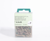 PGB Chipboard screw yellow zinc plated - 4.5x30