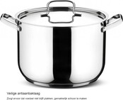 Batterie de cuisine Lagostina Sfiziosa Lagoseal Plus 18/10 13 pièces en inox - Tous Feux de Chaleur