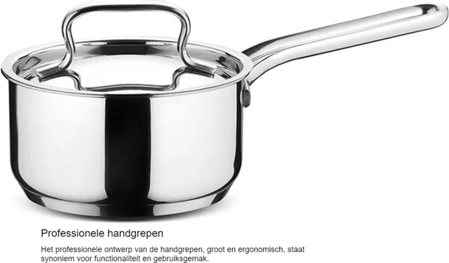 Lagostina Sfiziosa Lagoseal Plus 18/10 13-delige RVS Pannenset - Alle Warmtebronnen