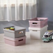 Curver infinity deksel (11-17L) chalk pink