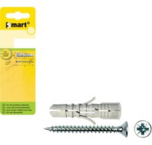 Smart Nylon Plugen+Schroef  8X40 7 Stuks