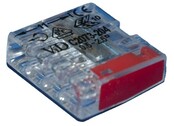 ViD plug terminals 4x 0.5-2.5mm² box terminals 4-wire red