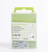 PGB Schroefhaak - 2.40x16 - Zn GC1 - blister