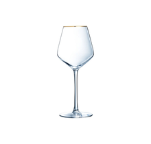Eclat Weinglas mit Goldrand – 4 Stück – 38 cl