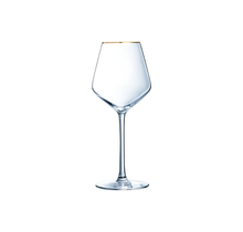 Eclat Wine Glass With Gold Rim - 4 Pieces - 38 cl