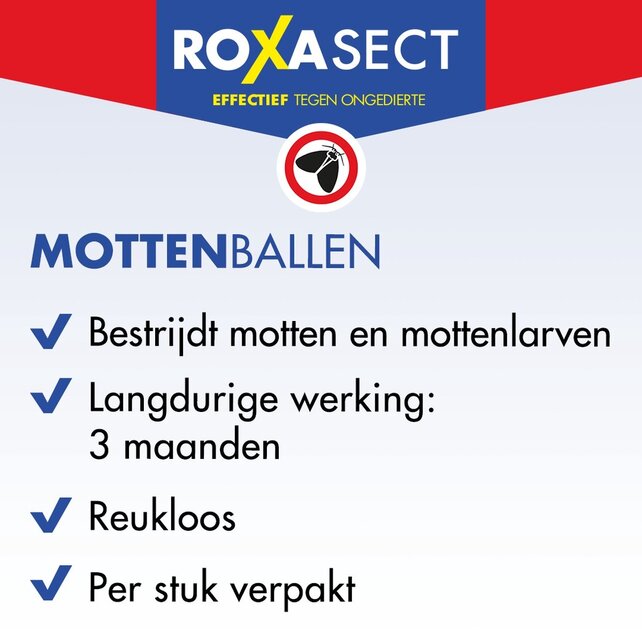 Roxasect Anti Mothballs - Insect control - 20 pieces