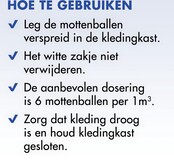 Roxasect Anti Mottenballen - Insectenbestrijding - 20 stuks