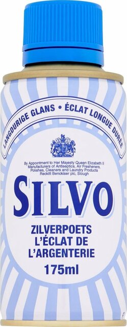 Silvo Silver Polish - 175 ml - Brillance longue durée pour toute votre argenterie