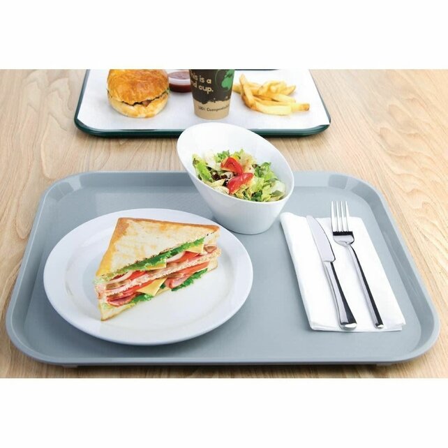 Kristallon Polypropylene Tray 35 x 45cm - Grey