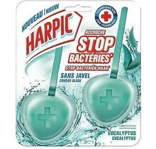 Harpic Wc Galet Eucalyptus 2 x 40 g
