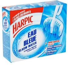 Harpic WC-Reiniger 'Fresh Block Blue Water' 2 x 38 g