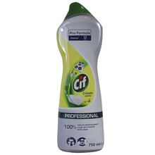 Cif 750ml Crème Citron Pro