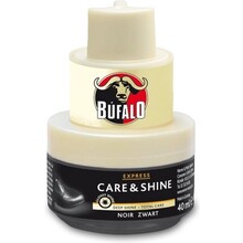 Care & Shine Shoe Cream With Sponge - 40ml Black