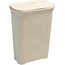 Curver Curver Style Laundry Basket with Lid - 40L - Vintage/ Off-white