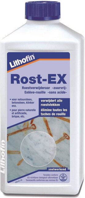 Lithofin Rust-EX Détachant de Rouille Non Acide 500 ml