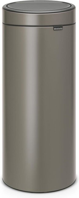 Brabantia Touch Waste Bin - Platinum 30L