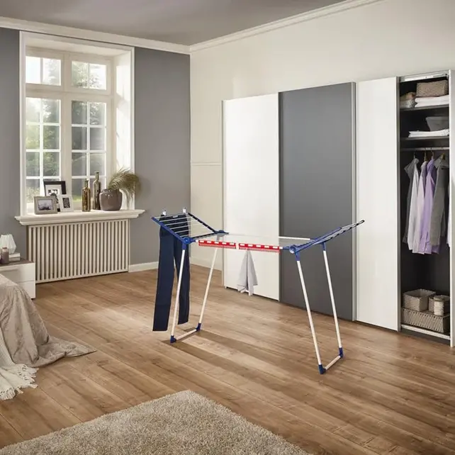 Leifheit Wäscheständer Pegasus 150 Solid Slim – 15 m Trockenlänge