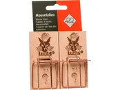 Edialux Wooden Mouse Traps - 2 Pcs - Effective and Reusable - Fight Mice