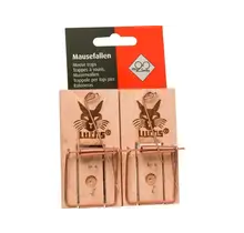 Edialux Wooden Mouse Traps - 2 Pcs - Effective and Reusable - Fight Mice