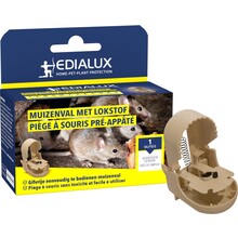 Edialux Muizenval mit Lokstof