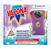 Vapona Anti-Mites Parfum Lavande - 2 pièces