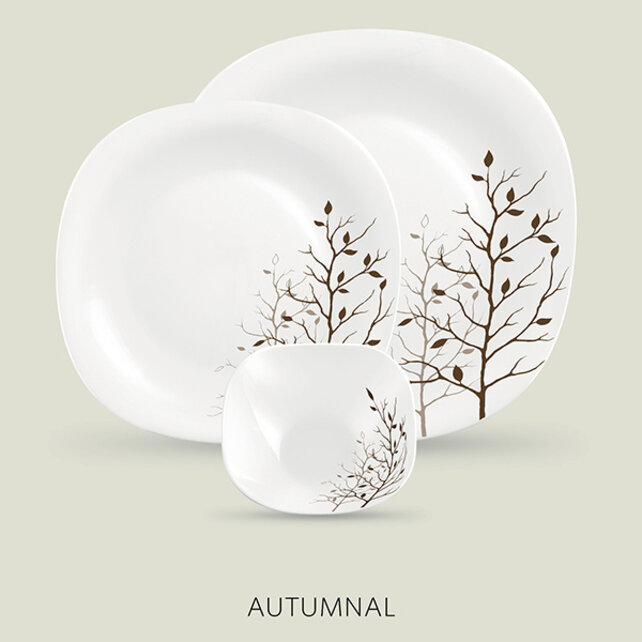 Brillantes herbstliches Tafelservice 18-tlg