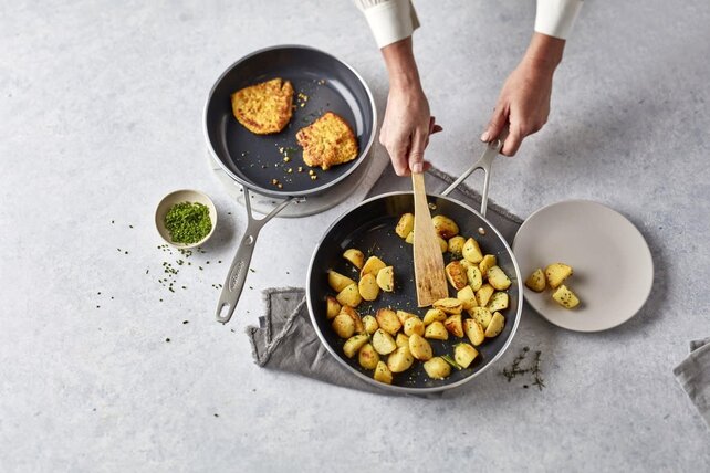 Demeyere Alu Industry 3 - Frying Pan Set ø 24 cm + 28 cm  - Ceramic