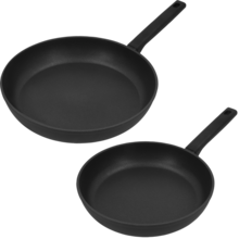 2 Bakpannen ø24 + 28 cm - Alu Comfort 3 Duraslide