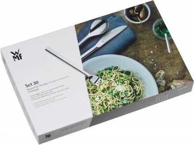 WMF Dining Cutlery Set ATRIA - 30-Piece Atria Cromargan 18/10 Stainless Steel Polished