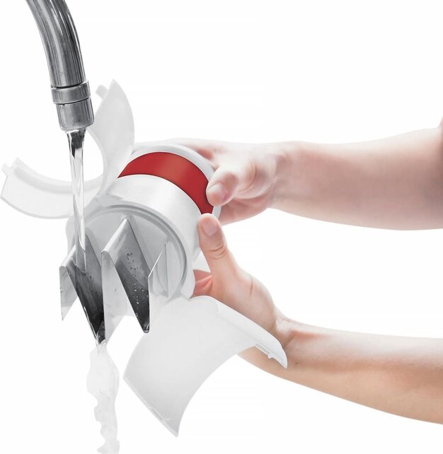 Zyliss Manueller Lebensmittelzerkleinerer Fleischwolf – Gemüsezerkleinerer – Zwiebelschneider Zick 2 Neu