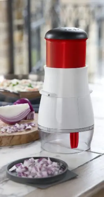 Zyliss Manual Food Chopper Mincer - Vegetable Chopper - Onion Cutter Zick 2 New