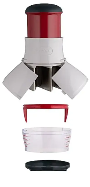 Zyliss Manual Food Chopper Mincer - Vegetable Chopper - Onion Cutter Zick 2 New